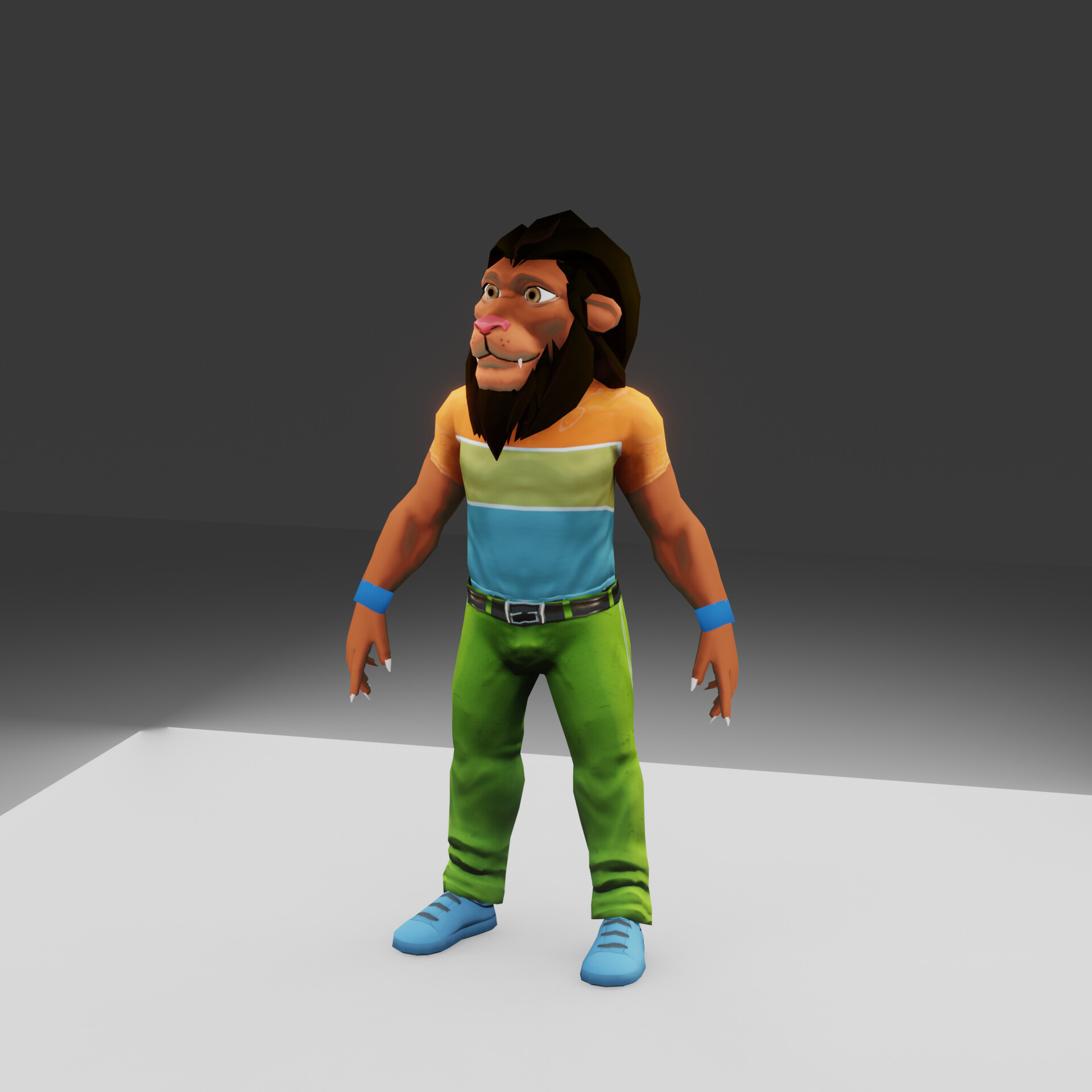 Lion model for a client nft project